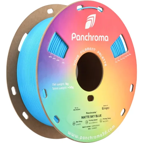 Пластик для 3D-принтера Polymaker PLA PANCHROMA MATTE 1,75mm 1kg SKY BLUE (CA04001)