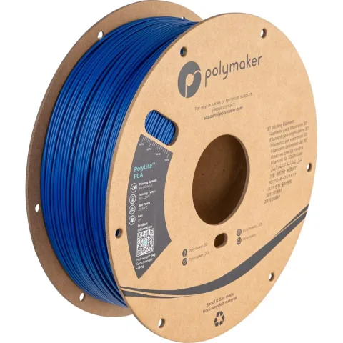 Пластик для 3D-принтера Polymaker PLA POLYLITE 1,75mm 1kg BLUE (PA02005)