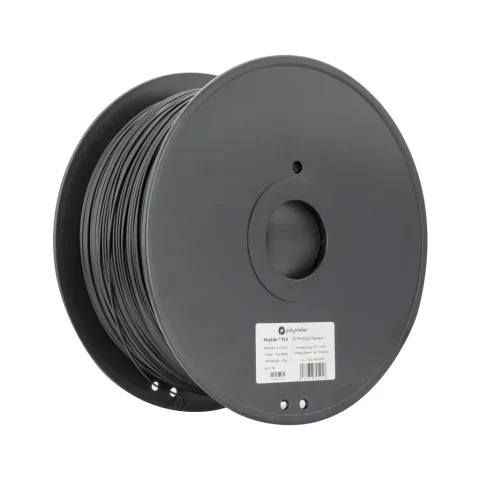 Пластик для 3D-принтера Polymaker PLA POLYLITE 1,75mm 3kg BLACK (PA02037)