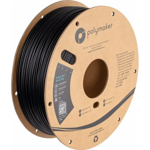 Пластик для 3D-принтера Polymaker PLA POLYLITE PRO 1,75mm 1kg BLACK (PA07001)