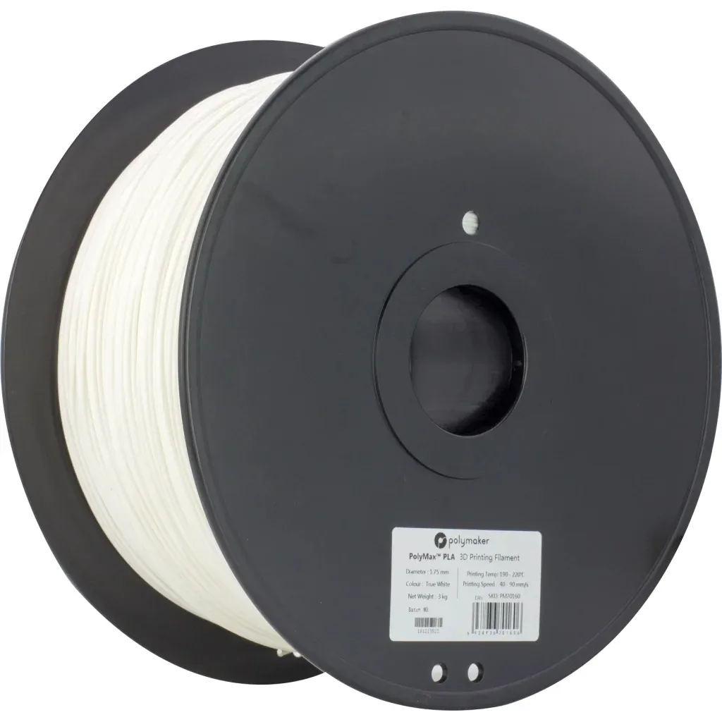 Пластик для 3D-принтера Polymaker TOUGH PLA 1,75mm 3kg WHITE (PA06023)