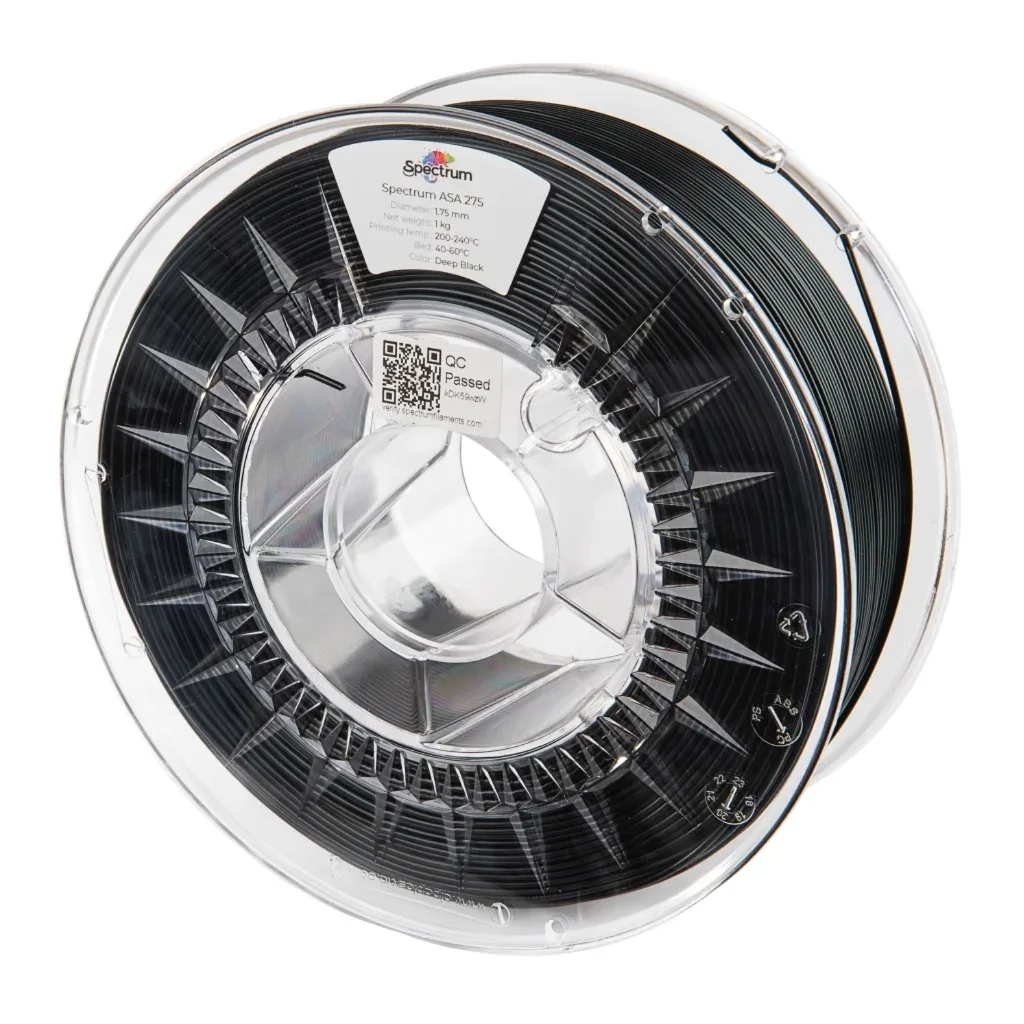 Пластик для 3D-принтера Spectrum ASA 275 1.75 mm 1kg Black, Deep (80302)