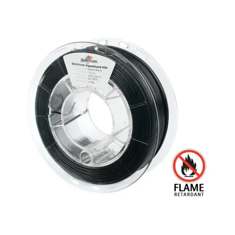 Пластик для 3D-принтера Spectrum ASA 275 FlameGuard 1.75mm 0.25kg Black, Deep (81441)