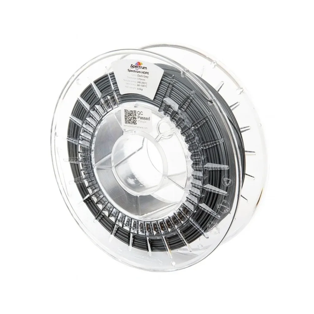 Пластик для 3D-принтера Spectrum HDPE 1.75mm 0.5kg, Grey, Dark (81633)
