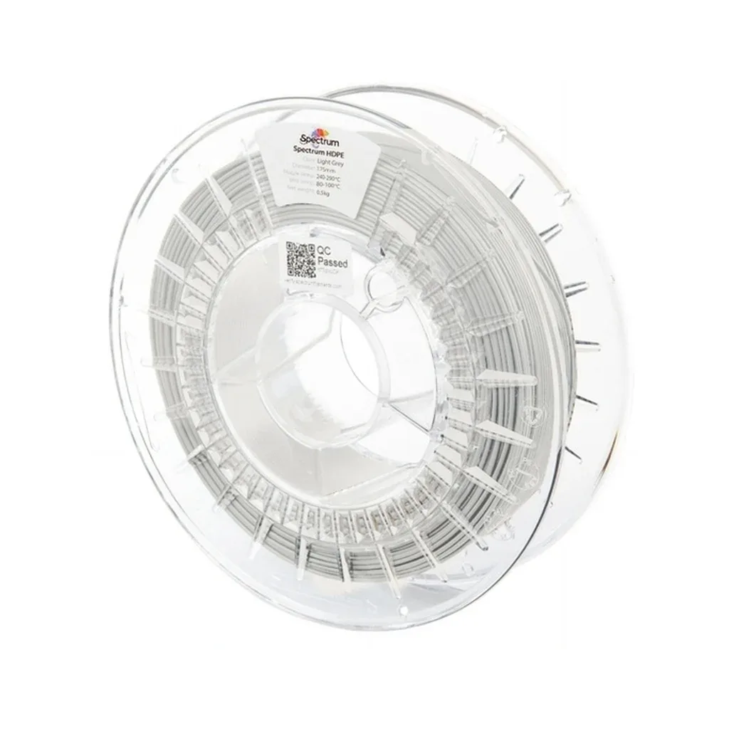 Пластик для 3D-принтера Spectrum HDPE 1.75mm 0.5kg, Grey, Light (81632)