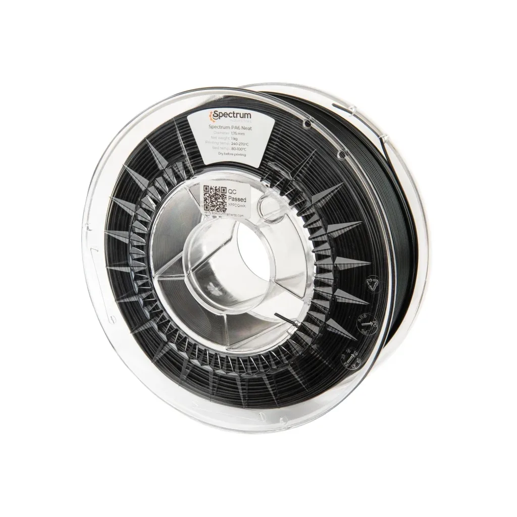 Пластик для 3D-принтера Spectrum PA6 Neat 1.75mm BK 0.75kg (80582)