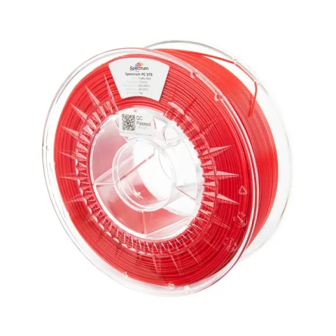 Пластик для 3D-принтера Spectrum PC 275 1.75mm 1kg Red, Traffic (80942)