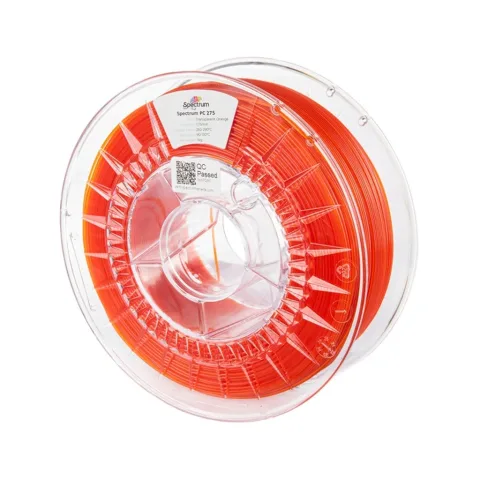 Пластик для 3D-принтера Spectrum PC 275 Transparent 1.75mm 1kg Orange (80939)