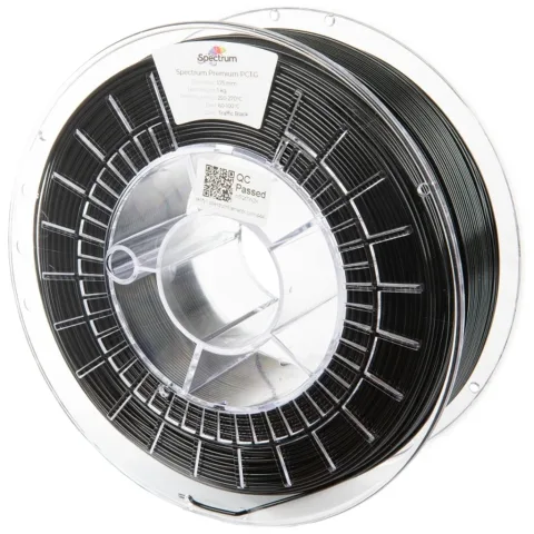 Пластик для 3D-принтера Spectrum PCTG Premium 1.75mm 1kg Black, Traffic (80665)