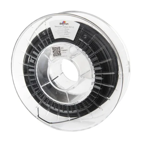 Пластик для 3D-принтера Spectrum PET-G Carbon 1.75mm 0.5kg Black (80467)