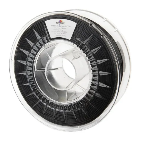 Пластик для 3D-принтера Spectrum PET-G Carbon 1.75mm 1kg Black (80468)