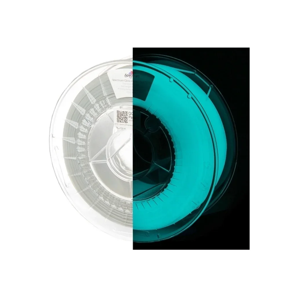 Пластик для 3D-принтера Spectrum PET-G Glow in the Dark 1.75mm 1kg BLUE (80537)