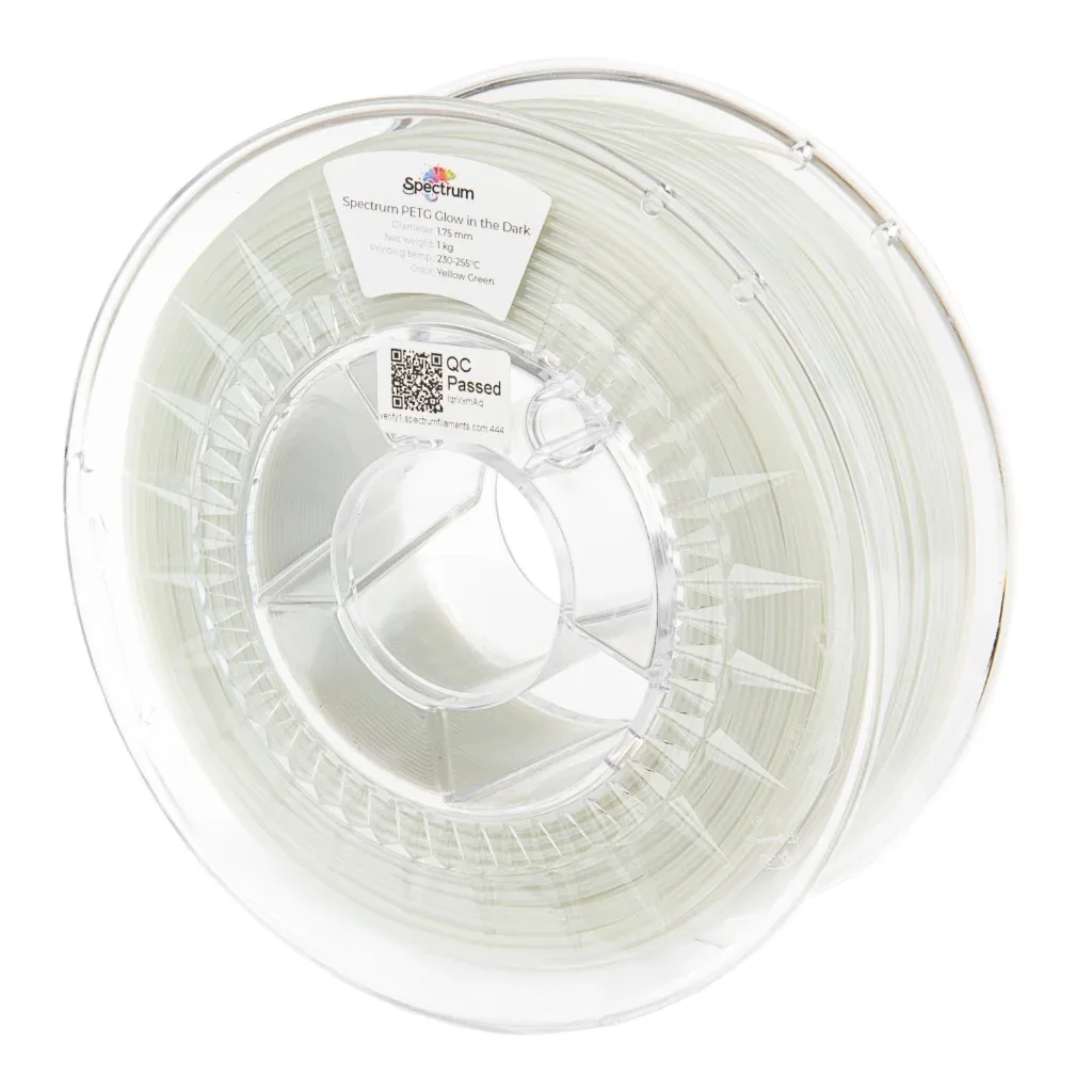 Пластик для 3D-принтера Spectrum PET-G Glow in the Dark 1.75mm 1kg YELLOW-GREEN (80538)