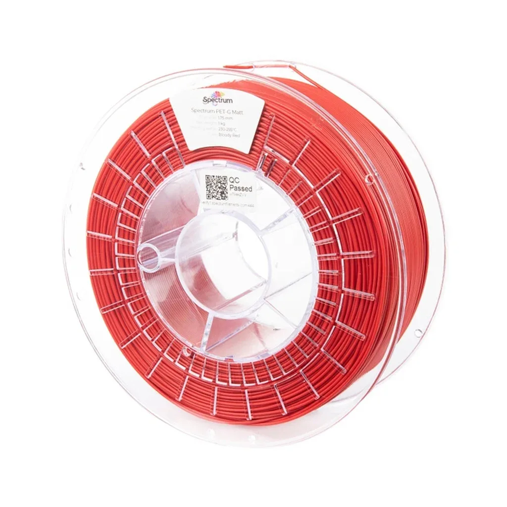 Пластик для 3D-принтера Spectrum PET-G MATT 1.75mm 1kg BLOODY RED (80546)