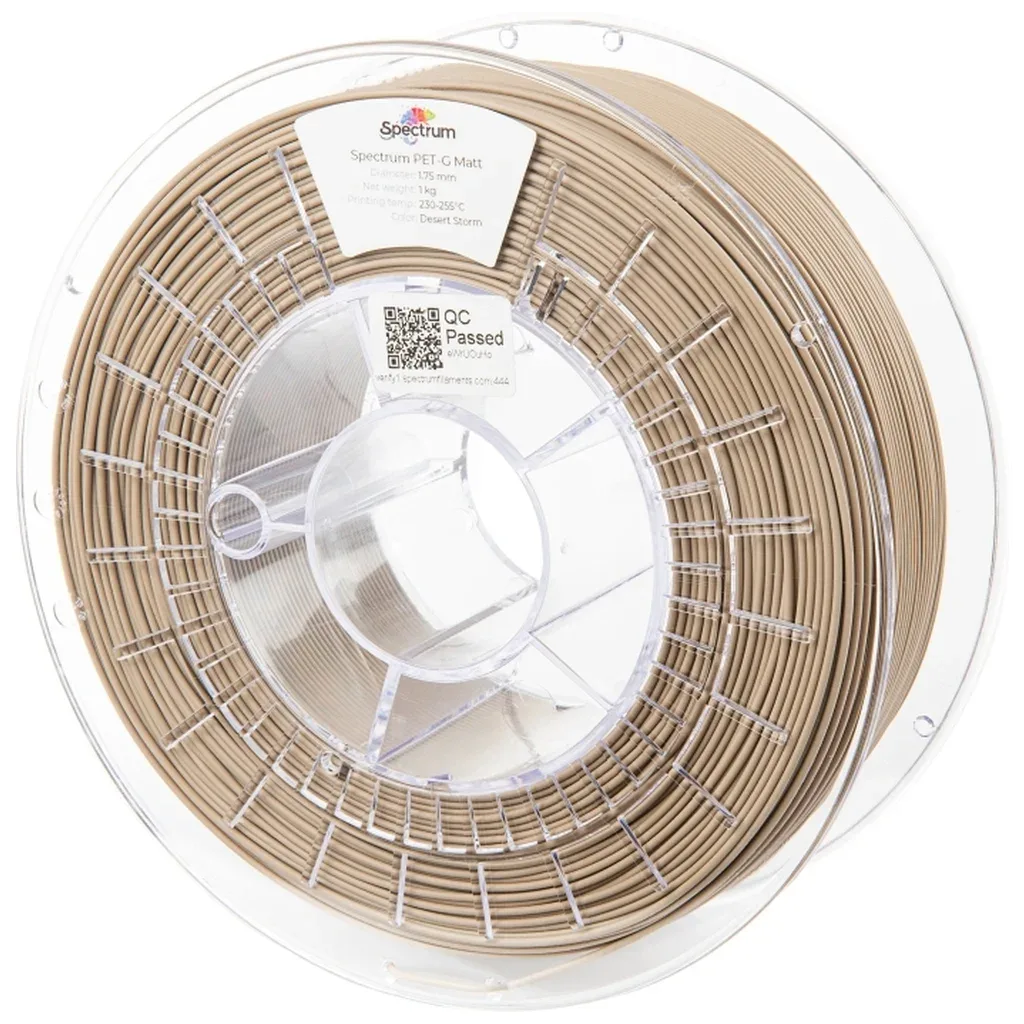 Пластик для 3D-принтера Spectrum PET-G MATT 1.75mm 1kg DESERT STORM (80549)