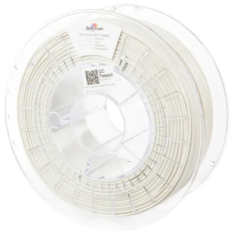 Пластик для 3D-принтера Spectrum PET-G MATT 1.75mm 1kg POLAR WHITE (80544)