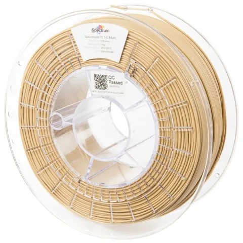 Пластик для 3D-принтера Spectrum PET-G MATT 1.75mm 1kg SAND KHAKI (80550)