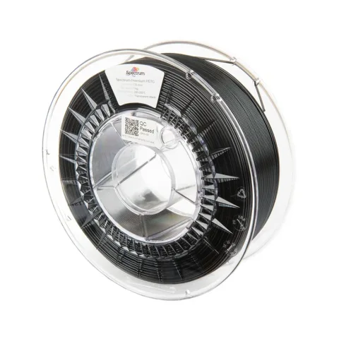 Пластик для 3D-принтера Spectrum PET-G Premium Transparent 1.75mm 1kg Black (80473)