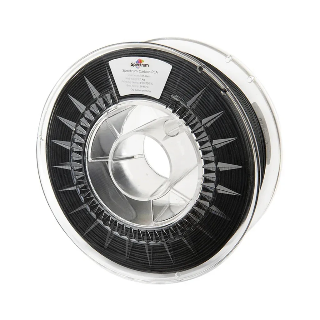 Пластик для 3D-принтера Spectrum PLA Carbon 1.75mm BLACK 1kg (80466)