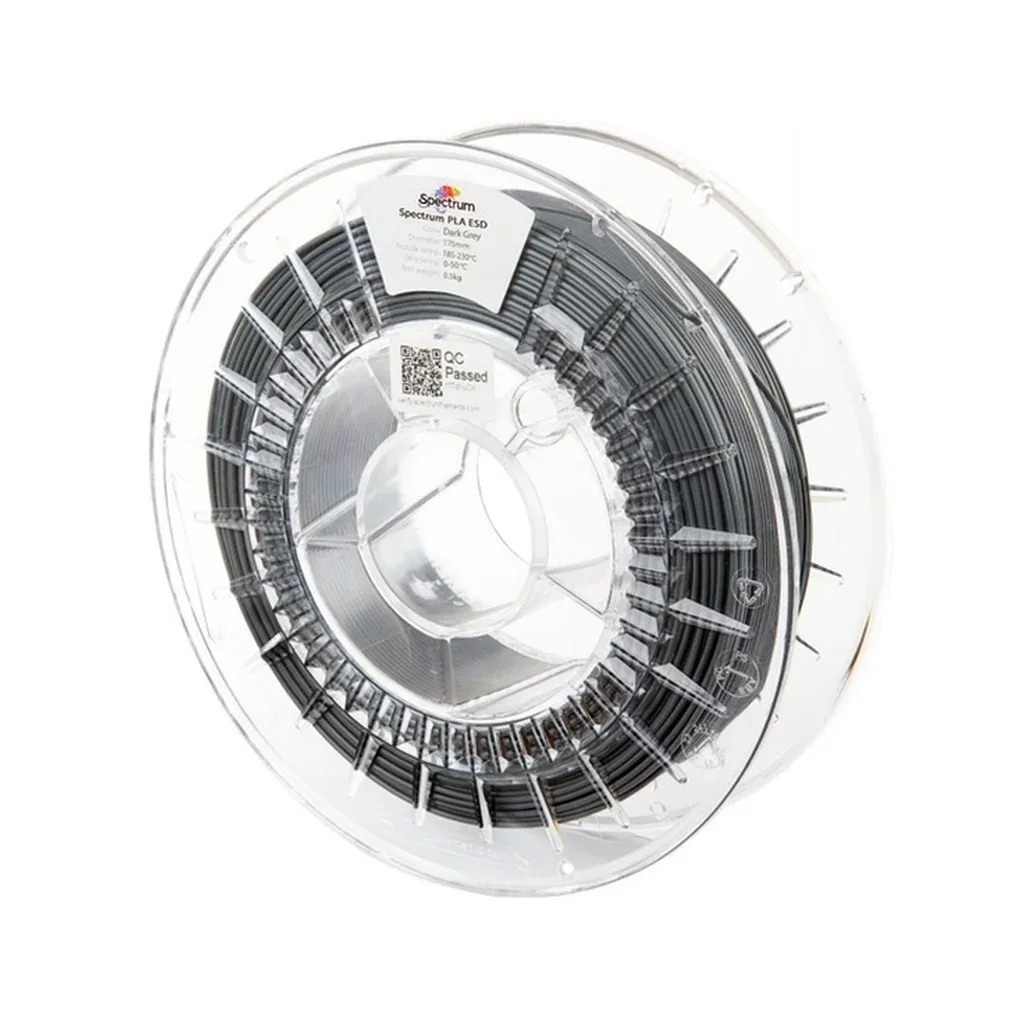 Пластик для 3D-принтера Spectrum PLA ESD 1.75mm 0.5kg DARK GREY (81645)