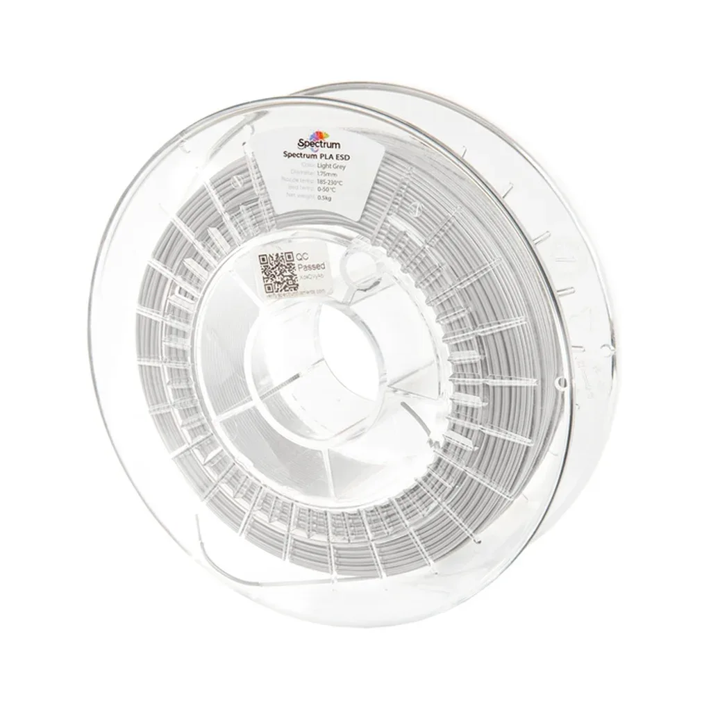 Пластик для 3D-принтера Spectrum PLA ESD 1.75mm 0.5kg LIGHT GREY (81644)