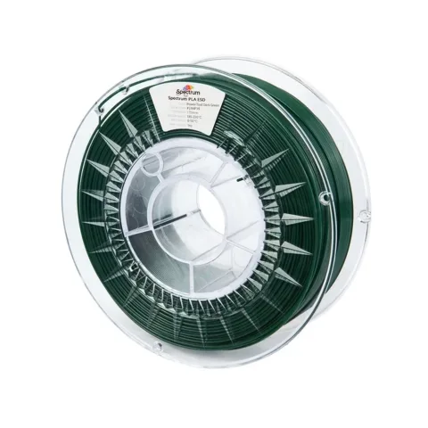 Пластик для 3D-принтера Spectrum PLA ESD 1.75mm 1kg POWER TOOL DARK GREEN (81656)