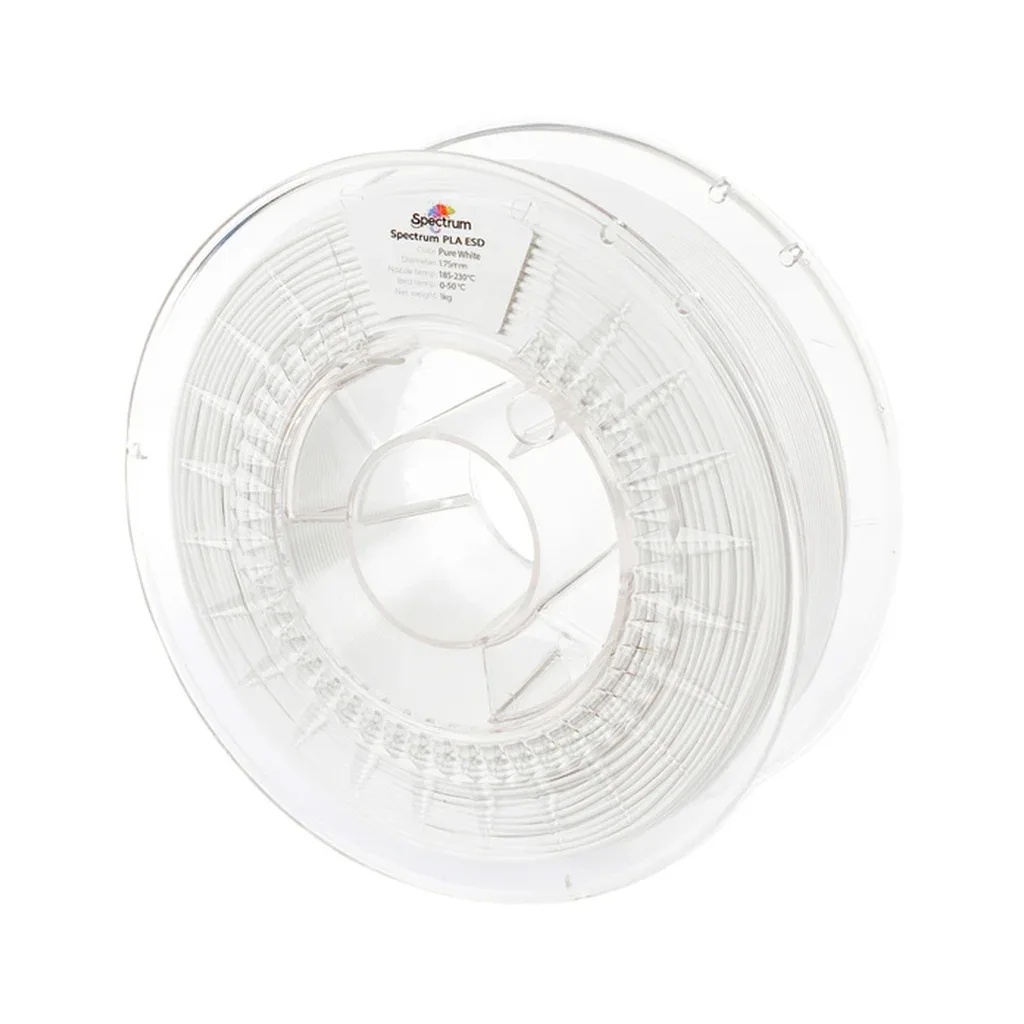 Пластик для 3D-принтера Spectrum PLA ESD 1.75mm 1kg PURE WHITE (81651)