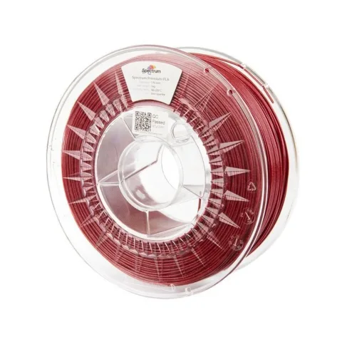 Пластик для 3D-принтера Spectrum PLA Glitter 1.75mm 1kg Red, Sparkle (80274)