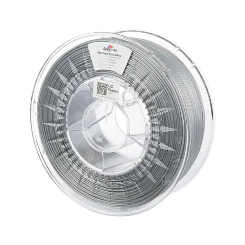 Пластик для 3D-принтера Spectrum PLA Glitter 1.75mm 1kg Silver,Metallic (80176)