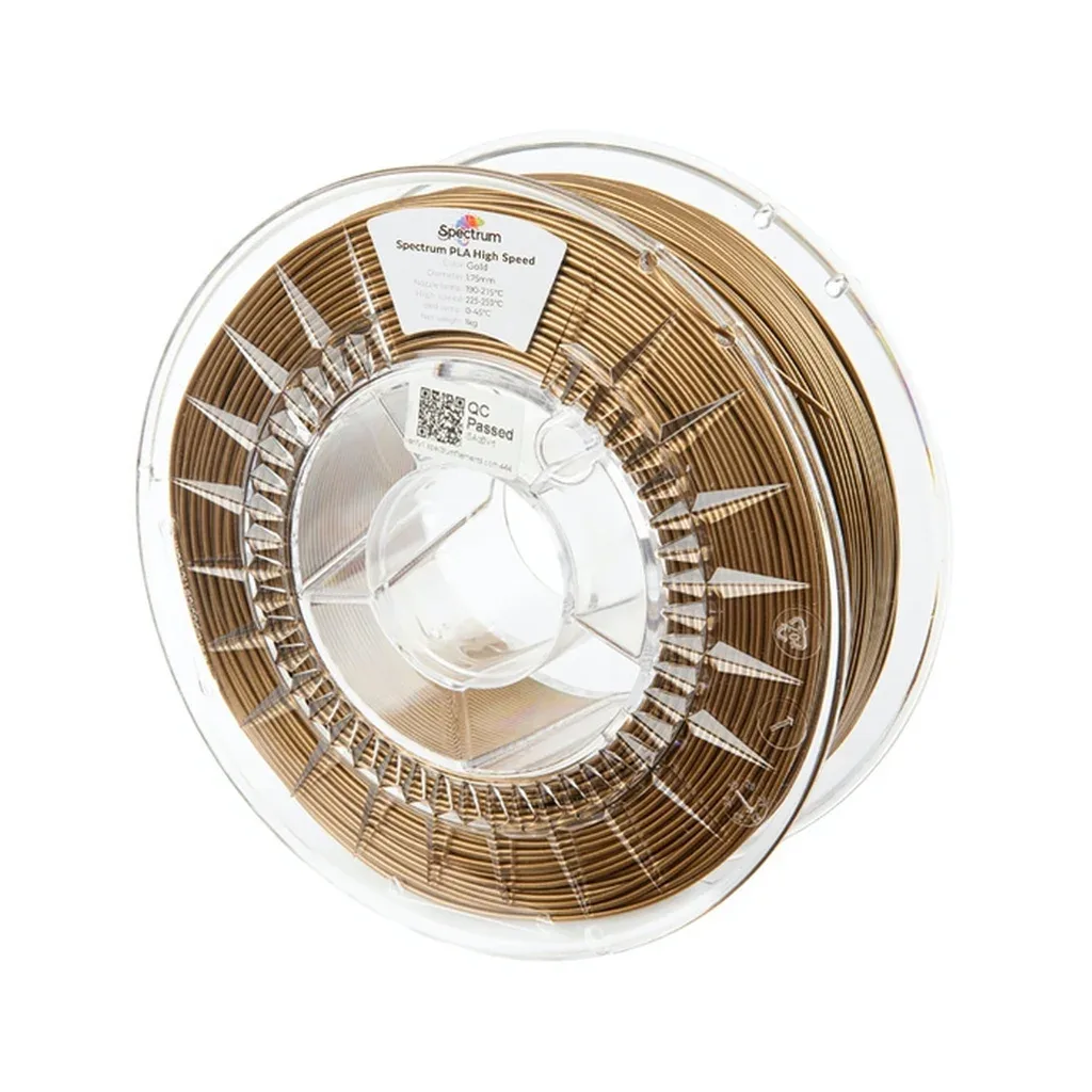 Пластик для 3D-принтера Spectrum PLA HS Premium 1.75mm 1kg Gold (81065)