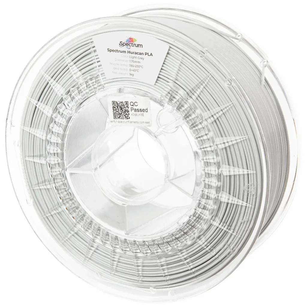 Пластик для 3D-принтера Spectrum PLA Huracan PLA 1.75mm 1kg LIGHT GREY (80924)