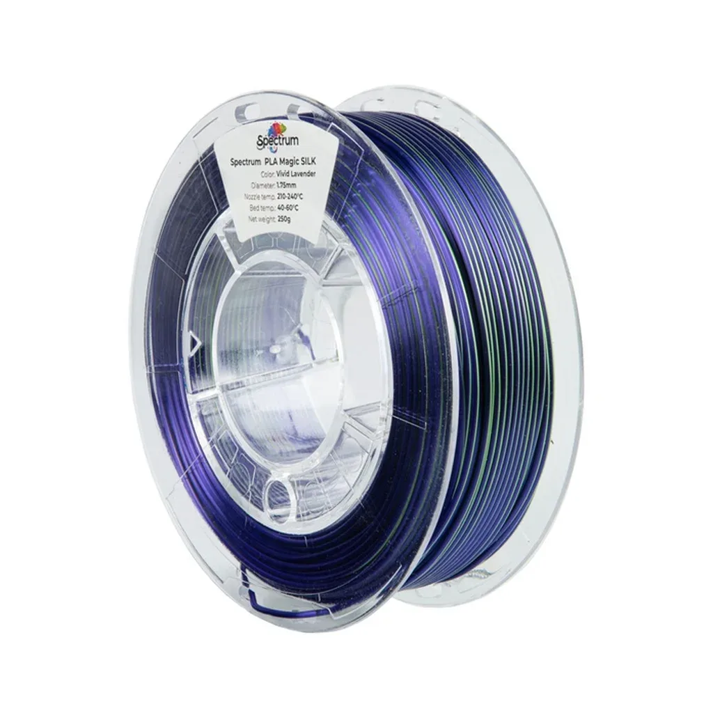 Пластик для 3D-принтера Spectrum PLA Magic SILK 1.75mm 0.25kg Vivid Lavender (81401)