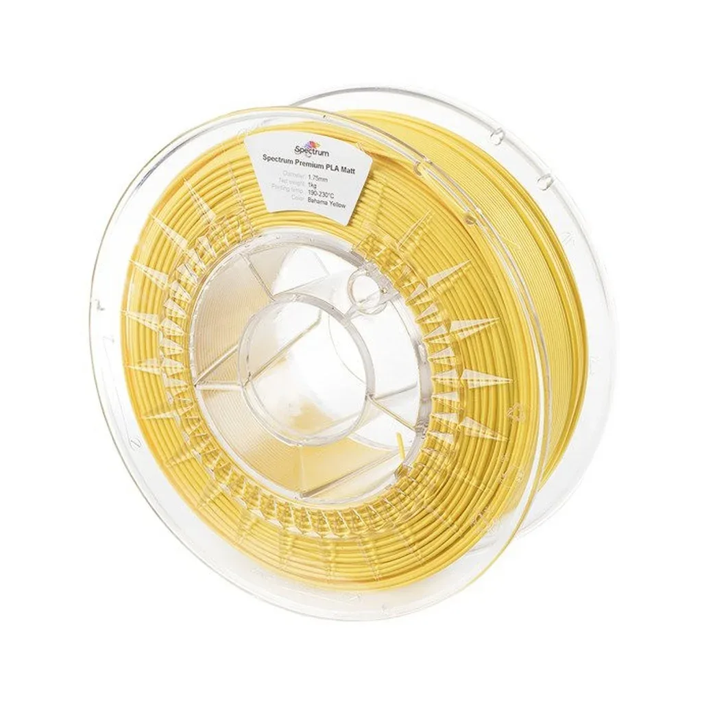 Пластик для 3D-принтера Spectrum PLA Matt 1.75mm 1kg Yellow, Bahama (80242)