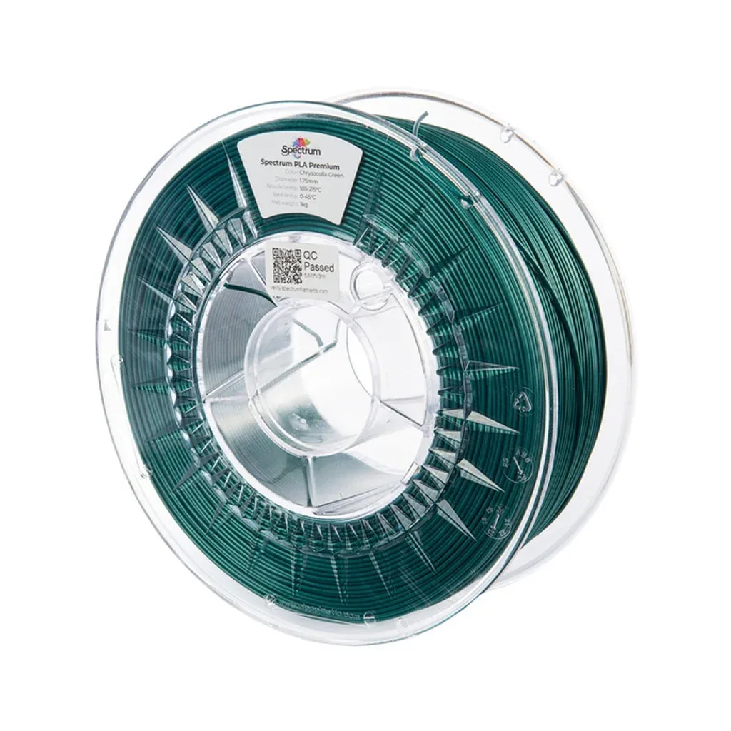 Пластик для 3D-принтера Spectrum PLA Premium 1.75mm 1kg Green, Chrysocolla (80846)