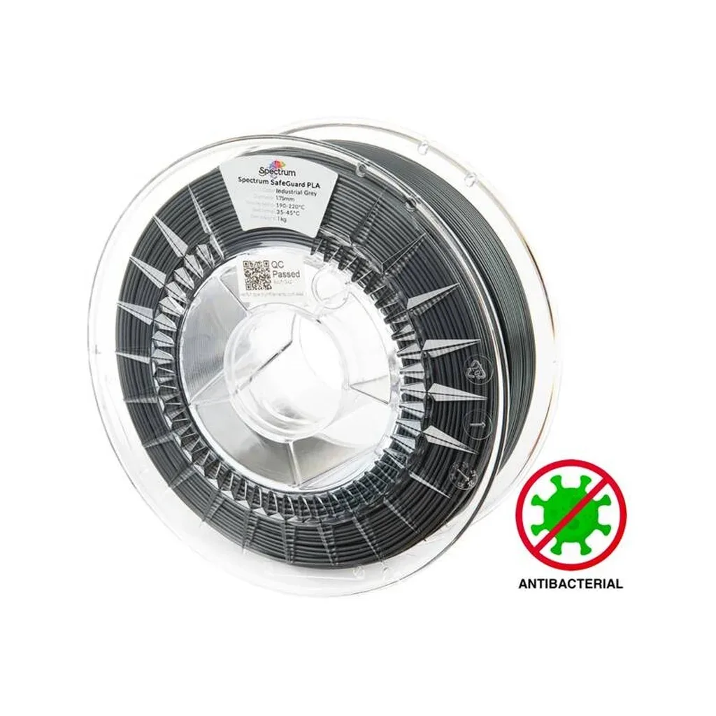 Пластик для 3D-принтера Spectrum PLA SafeGuard 1.75mm 1kg Grey, Industrial (81556)