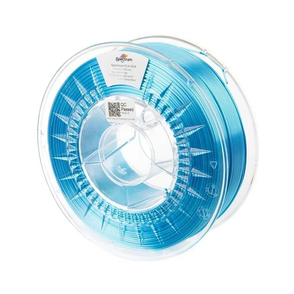 Пластик для 3D-принтера Spectrum PLA Silk 1.75mm 1kg, Blue, Candy (80510)