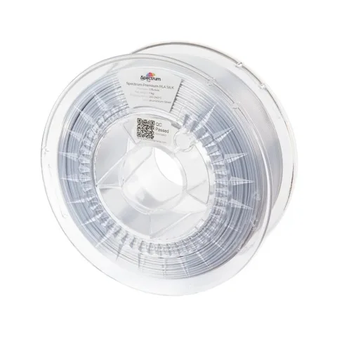 Пластик для 3D-принтера Spectrum PLA Silk 1.75mm 1kg, Silver, Aluminium (80446)