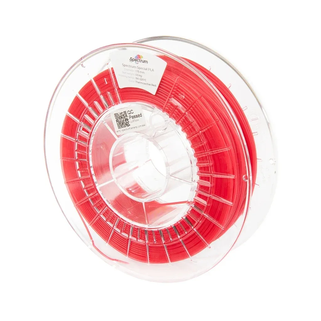 Пластик для 3D-принтера Spectrum PLA Special Thermoactive 1.75mm 0.5kg RED (80171)
