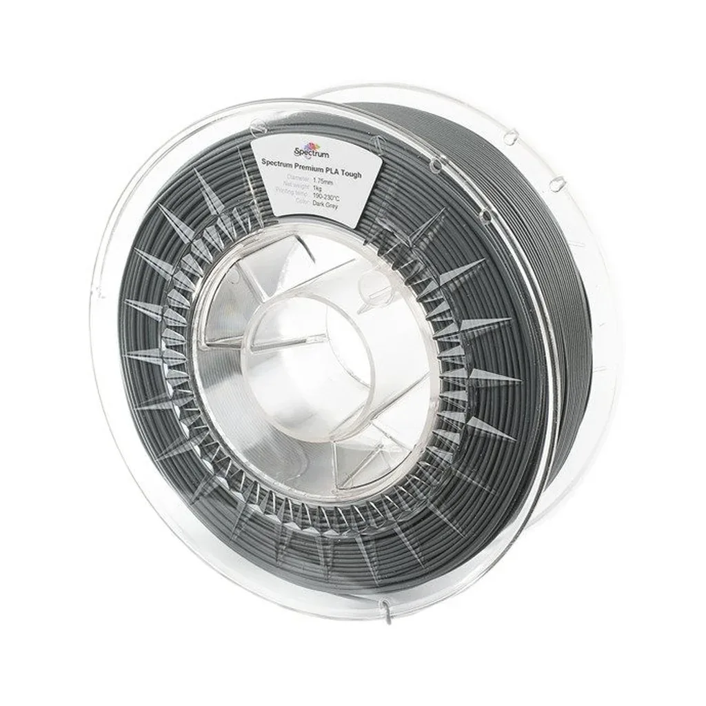 Пластик для 3D-принтера Spectrum PLA Tough 1.75mm 1kg Grey, Dark (80196)