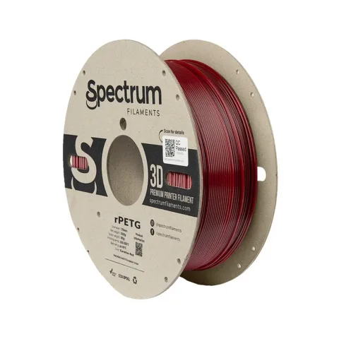 Пластик для 3D-принтера Spectrum rPETG 1.75mm 1kg Red, Carmine (RAL 3002) (80593)