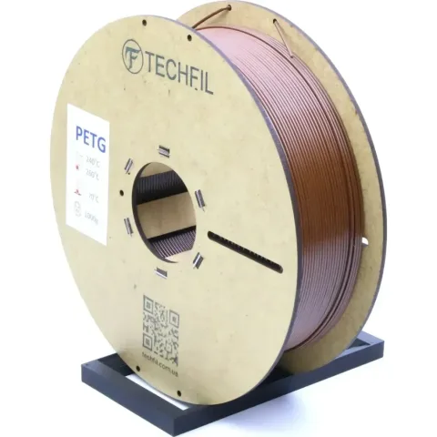 Пластик для 3D-принтера Techfil PETG 074 1.75 мм 1кг brown (PETG074-1000-BROWN)