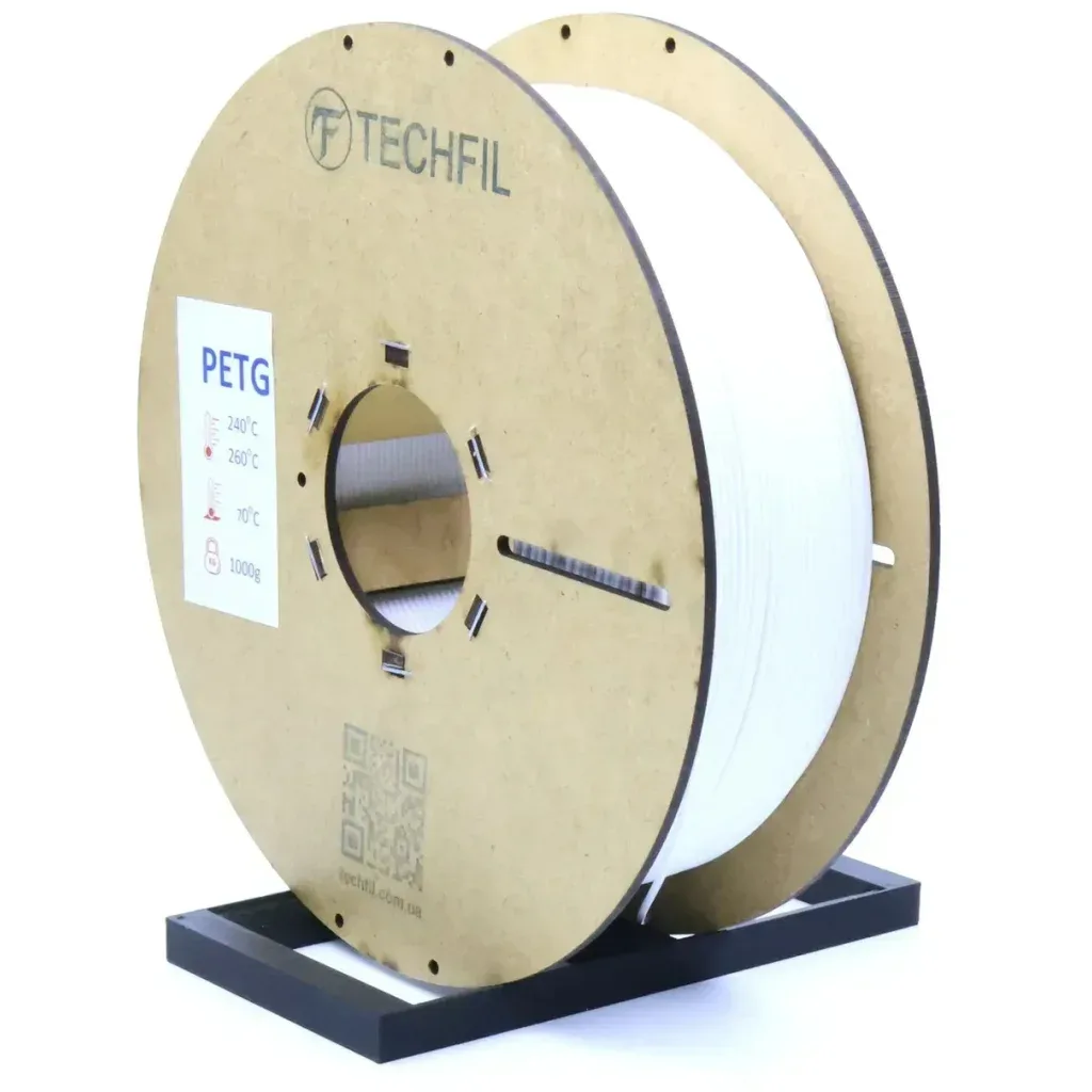 Пластик для 3D-принтера Techfil PETG 074 1.75мм 1кг white (PETG074-1000-WHITE)