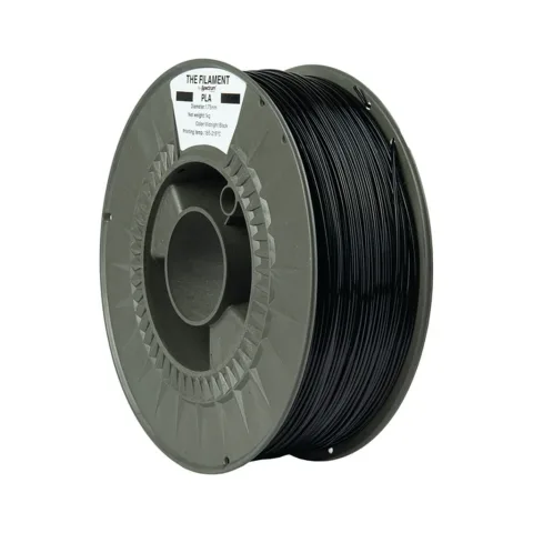 Пластик для 3D-принтера The Filament PLA 1.75mm 1kg BLACK, MIDNIGHT (TF-24000)