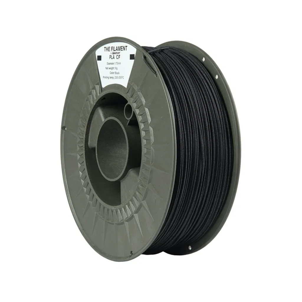 Пластик для 3D-принтера The Filament PLA CF 1.75mm1kg BLACK (TF-24094)