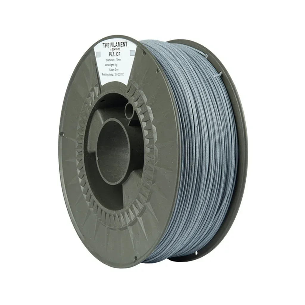 Пластик для 3D-принтера The Filament PLA CF 1.75mm1kg GREY (TF-24099)