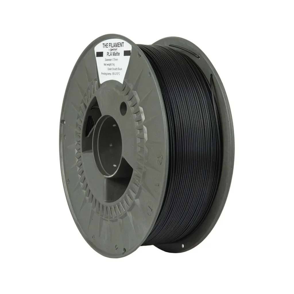 Пластик для 3D-принтера The Filament PLA Matte 1.75mm 1kg BLACK, STEALTH (TF-24208)