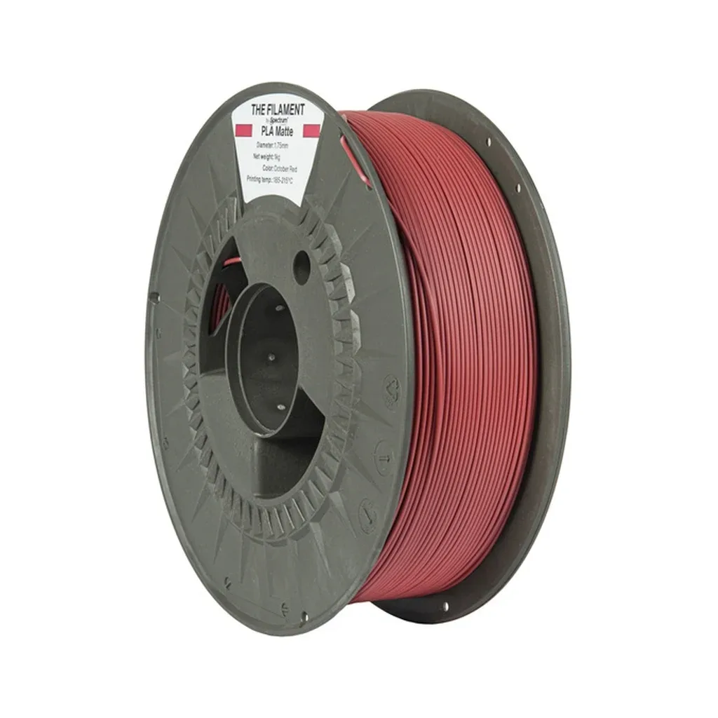Пластик для 3D-принтера The Filament PLA Matte 1.75mm 1kg RED, OCTOBER (TF-24204)
