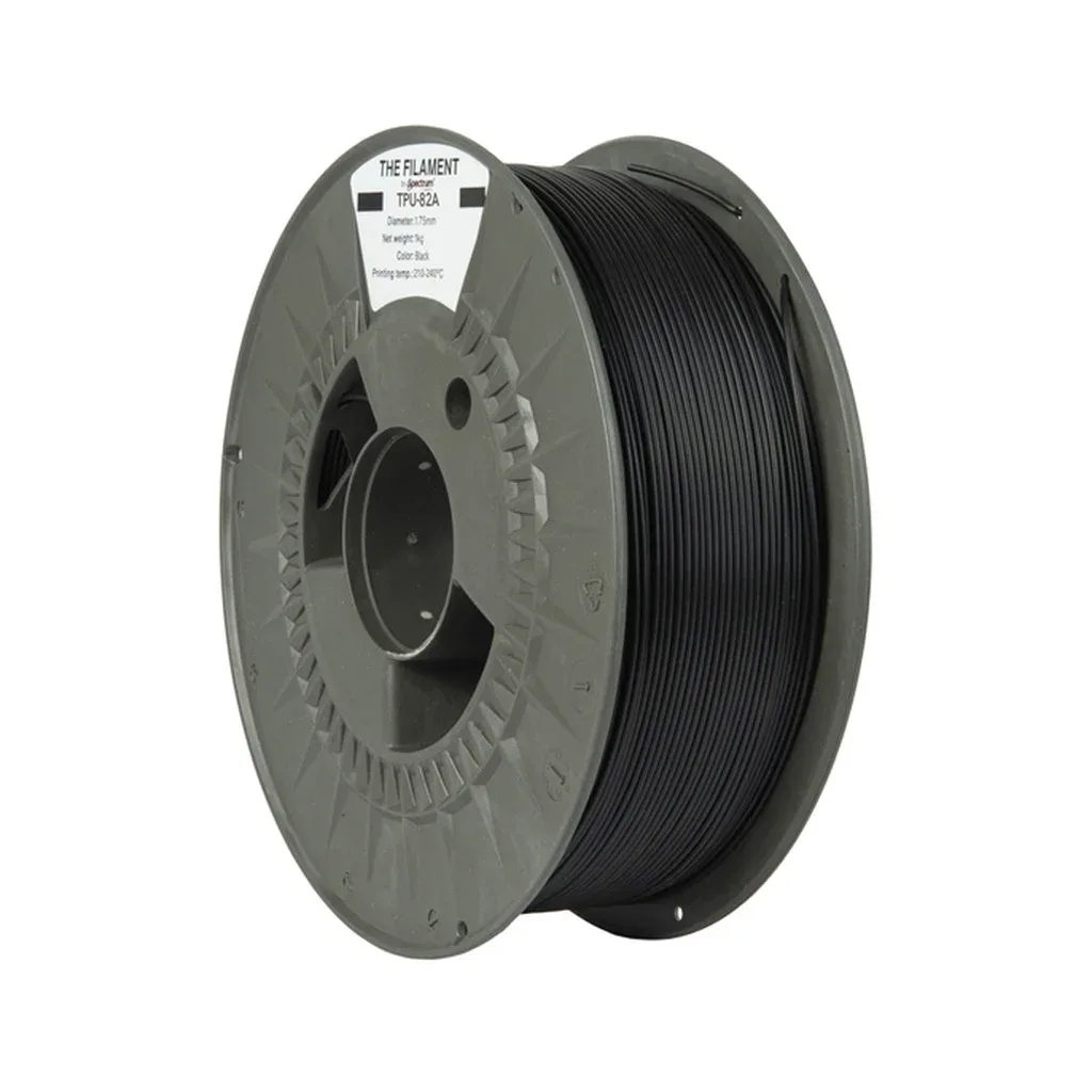 Пластик для 3D-принтера The Filament TPU-82A 1.75mm 1kg BLACK (TF-24126)