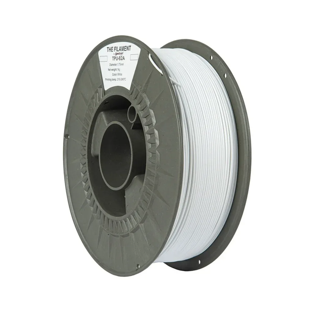 Пластик для 3D-принтера The Filament TPU-82A 1.75mm 1kg WHITE (TF-24122)