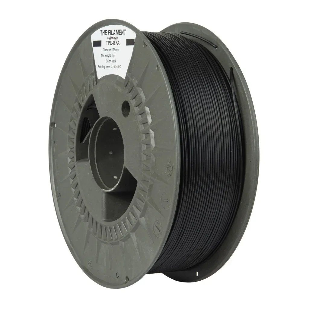 Пластик для 3D-принтера The Filament TPU-87A 1.75mm BLACK 1kg (TF-24131)